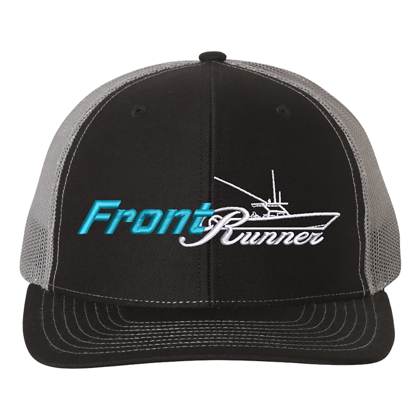 Richardson Trucker Puff embroidery GREY/NAVY