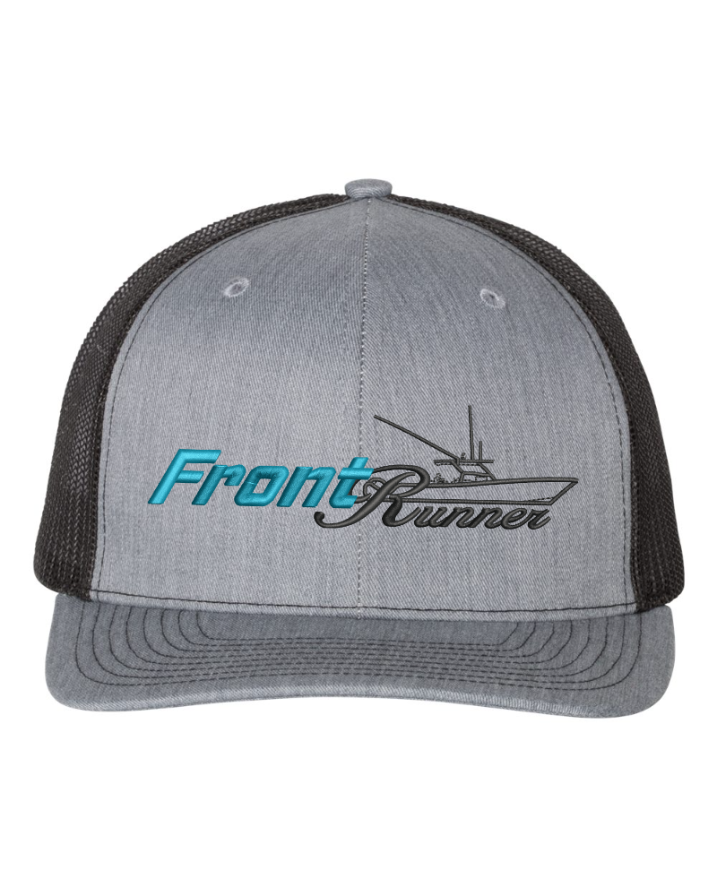Richardson Trucker Puff embroidery GREY/NAVY